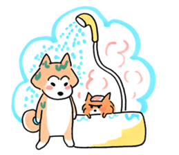 Shiba Inu Gen-chan and his friends sticker #142404