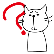 free and big mouth cat "IYANEKO" sticker #142590