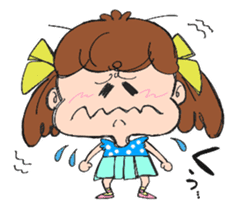 Feelings of a young girl sticker #143333