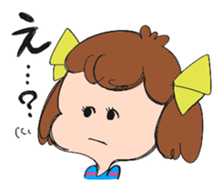 Feelings of a young girl sticker #143341