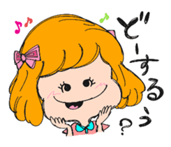 Feelings of a young girl sticker #143350