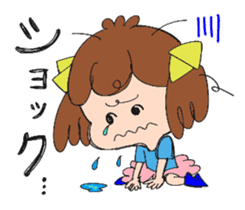 Feelings of a young girl sticker #143358