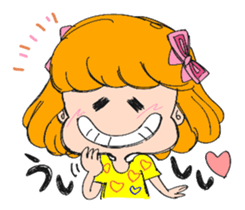 Feelings of a young girl sticker #143363