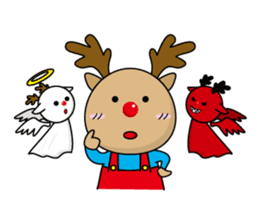 Mr. Lupi and The Boy Wears Red Hat sticker #143418