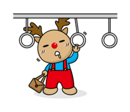 Mr. Lupi and The Boy Wears Red Hat sticker #143423