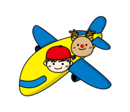 Mr. Lupi and The Boy Wears Red Hat sticker #143432