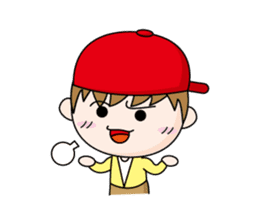 Mr. Lupi and The Boy Wears Red Hat sticker #143436