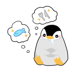 Little penguin and friends sticker #143618