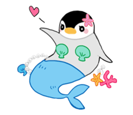 Little penguin and friends sticker #143636