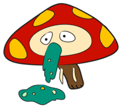 Disdain mushrooms sticker #143855