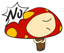 Disdain mushrooms sticker #143859