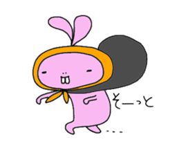 Hakoiri Rabbit sticker #144545