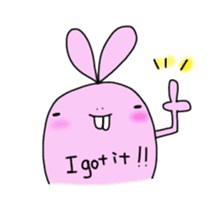 Hakoiri Rabbit sticker #144550