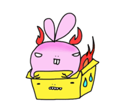 Hakoiri Rabbit sticker #144553