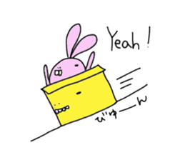 Hakoiri Rabbit sticker #144557
