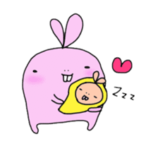 Hakoiri Rabbit sticker #144565