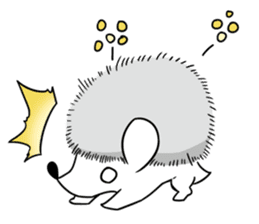 Flower Hedgehog's Stamp sticker #144707