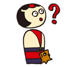 Coquettish Kokesshi sticker #144935