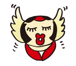 Coquettish Kokesshi sticker #144943