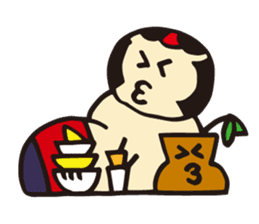 Coquettish Kokesshi sticker #144947