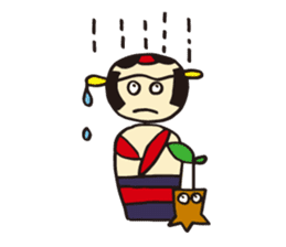 Coquettish Kokesshi sticker #144950