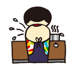 Coquettish Kokesshi sticker #144958