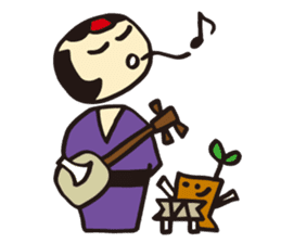 Coquettish Kokesshi sticker #144959