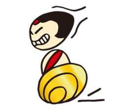 Coquettish Kokesshi sticker #144963