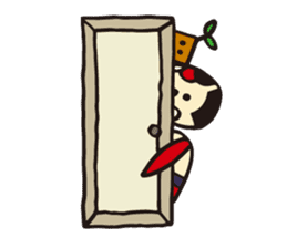 Coquettish Kokesshi sticker #144964