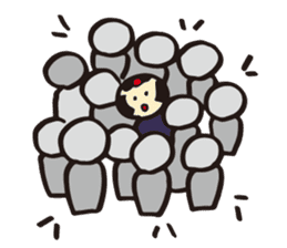 Coquettish Kokesshi sticker #144966