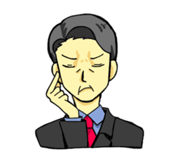 BUSINESS PERSONS GREETINGS sticker #145204