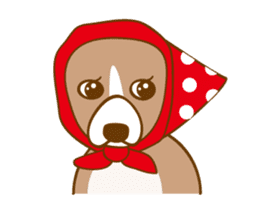 CAPRICIOUS BEAGLE DOG HANA sticker #145274