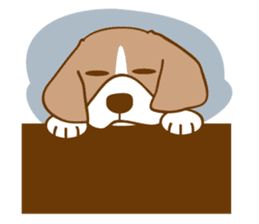 CAPRICIOUS BEAGLE DOG HANA sticker #145288