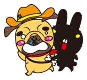 Hero of all BUSUINU-KUN sticker #145521