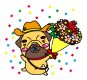 Hero of all BUSUINU-KUN sticker #145525