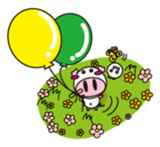 Hero of all BUSUINU-KUN sticker #145526