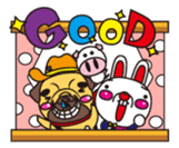 Hero of all BUSUINU-KUN sticker #145529