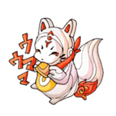 Fox face sticker #145994