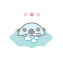 Otter Blu sticker #146679