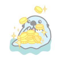 Otter Blu sticker #146685