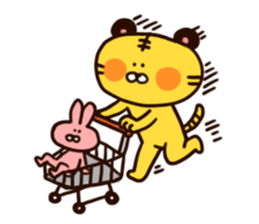 Tiger and frends sticker #146759
