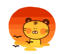 Tiger and frends sticker #146762