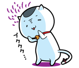 Japanese Onigiri's Cat "NUCO" sticker #147125