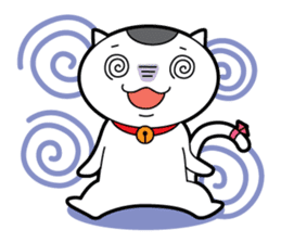 Japanese Onigiri's Cat "NUCO" sticker #147135