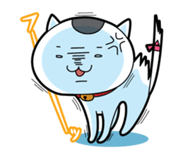 Japanese Onigiri's Cat "NUCO" sticker #147161