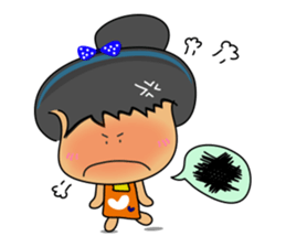 I am Orange-Flower. sticker #147329