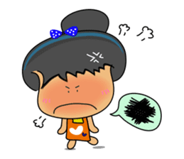 I am Orange-Flower. sticker #147329