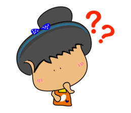 I am Orange-Flower. sticker #147331