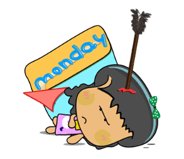 I am Orange-Flower. sticker #147337