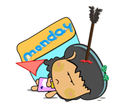 I am Orange-Flower. sticker #147337